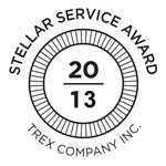 Trex stellar service award.