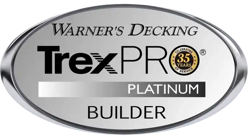 Warner's decking trex platinum contractors